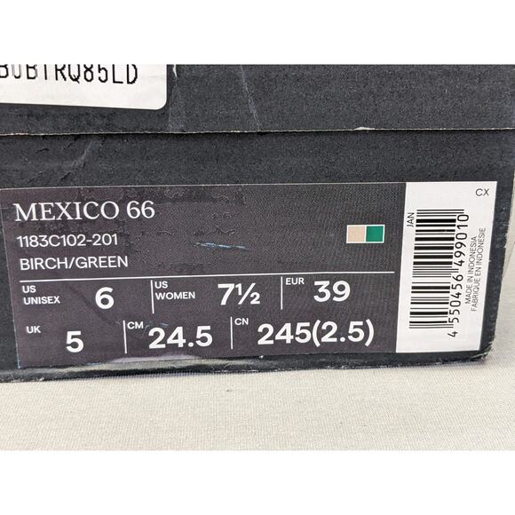 Authentic Onitsuka Tiger MEXICO 66 1183C102 201 BIRCH GREEN Size US 6, DMG box - Picture 10 of 12